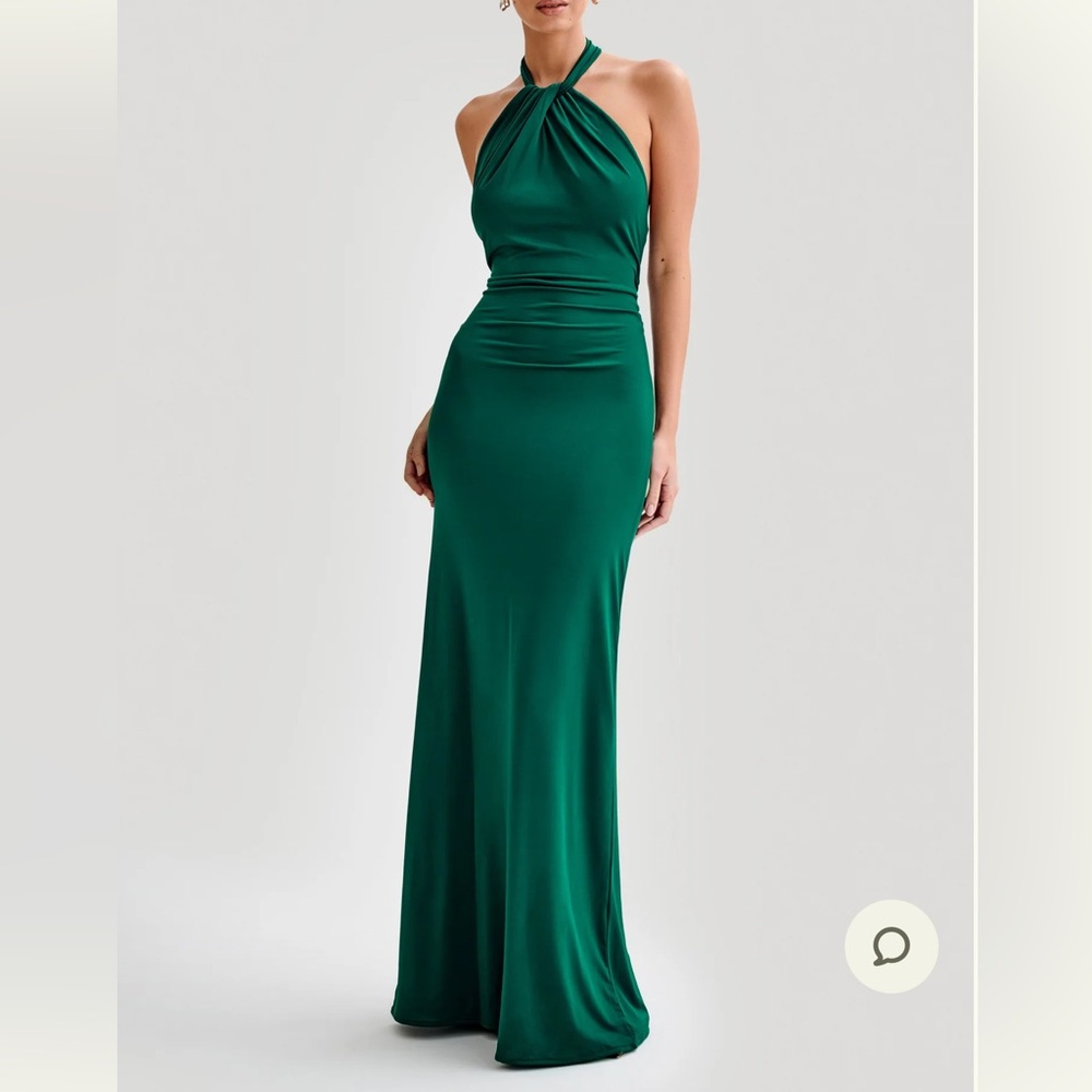 Meshki Slinky Halter Maxi Dress